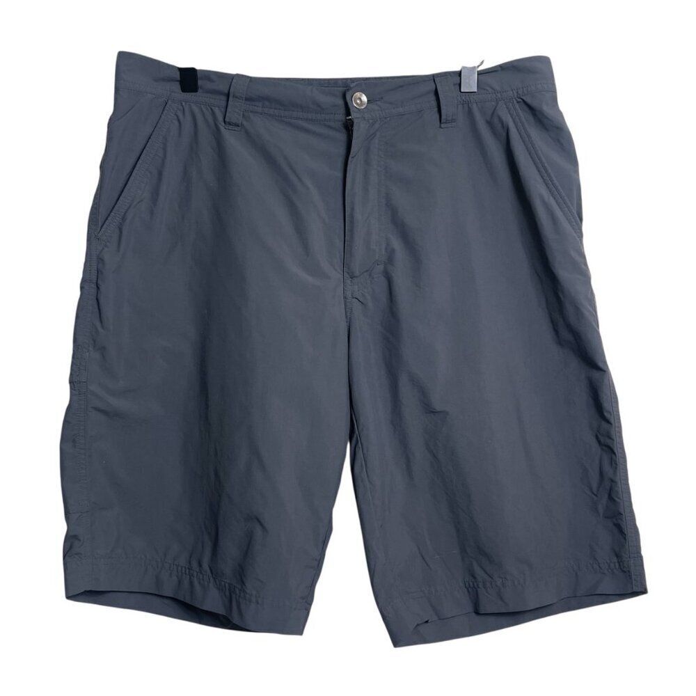 Marmot Men’s Gray Cargo Shorts – Size 34, Lightweight Nylon